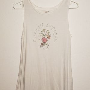 White tank top